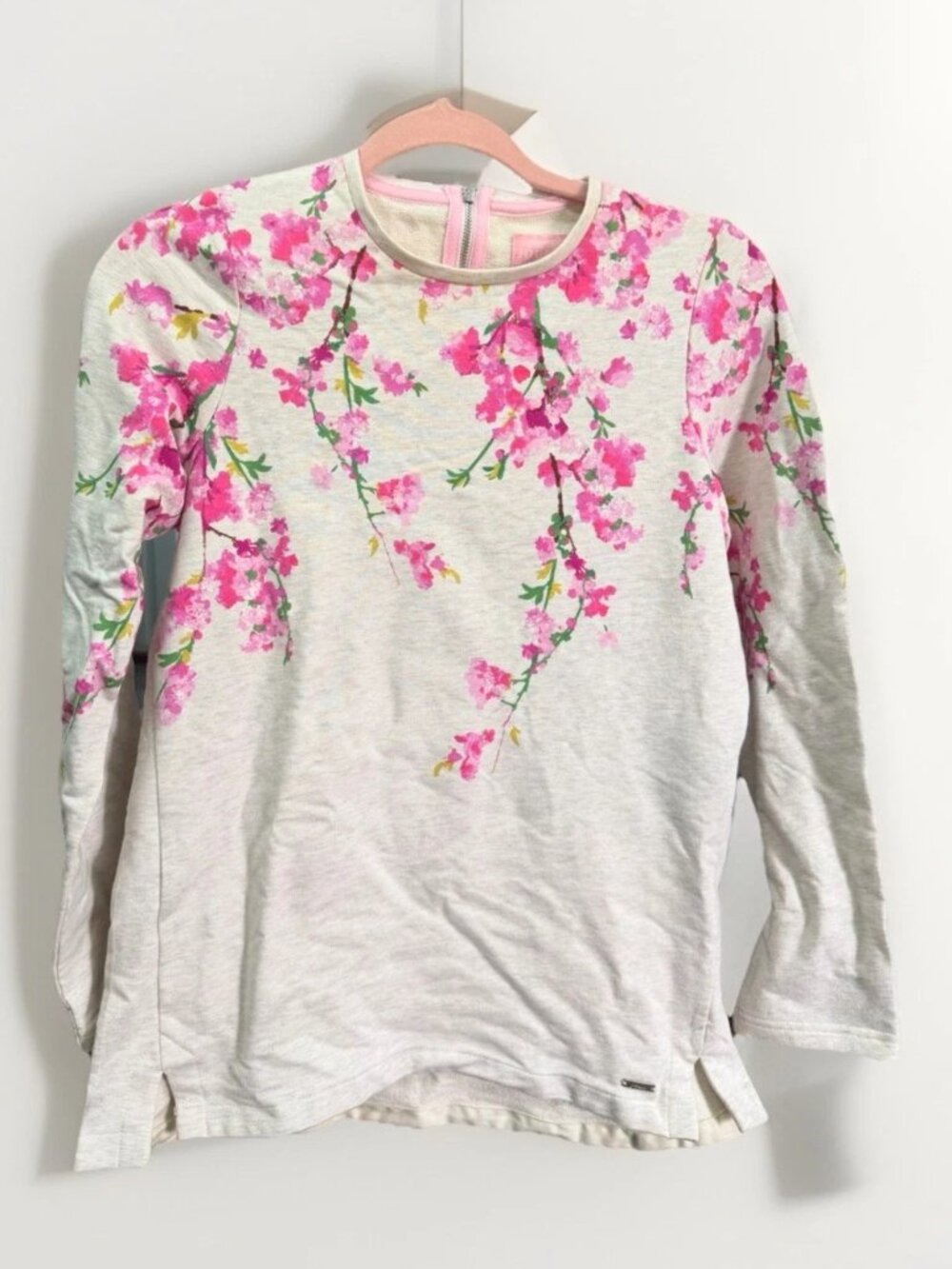 Joules Flower Cherry Blossom Sweater 2 X-Small/Small